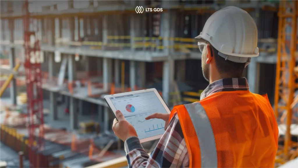 mobile app development trends - construction
