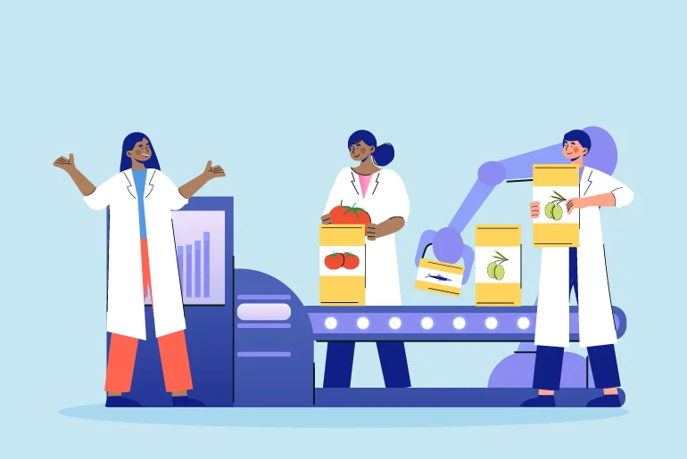 食品製造工場の品質検査自動化プロジェクト