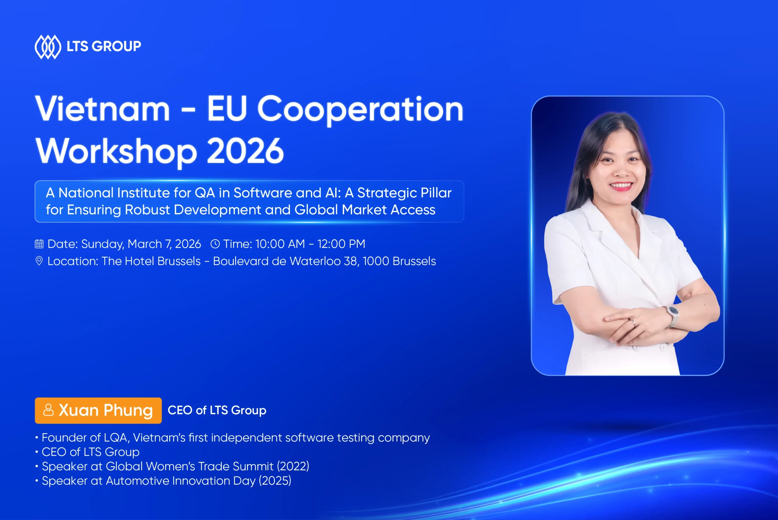 LTS Group CEO to Deliver Keynote at Vietnam – EU Cooperation Workshop 2026
