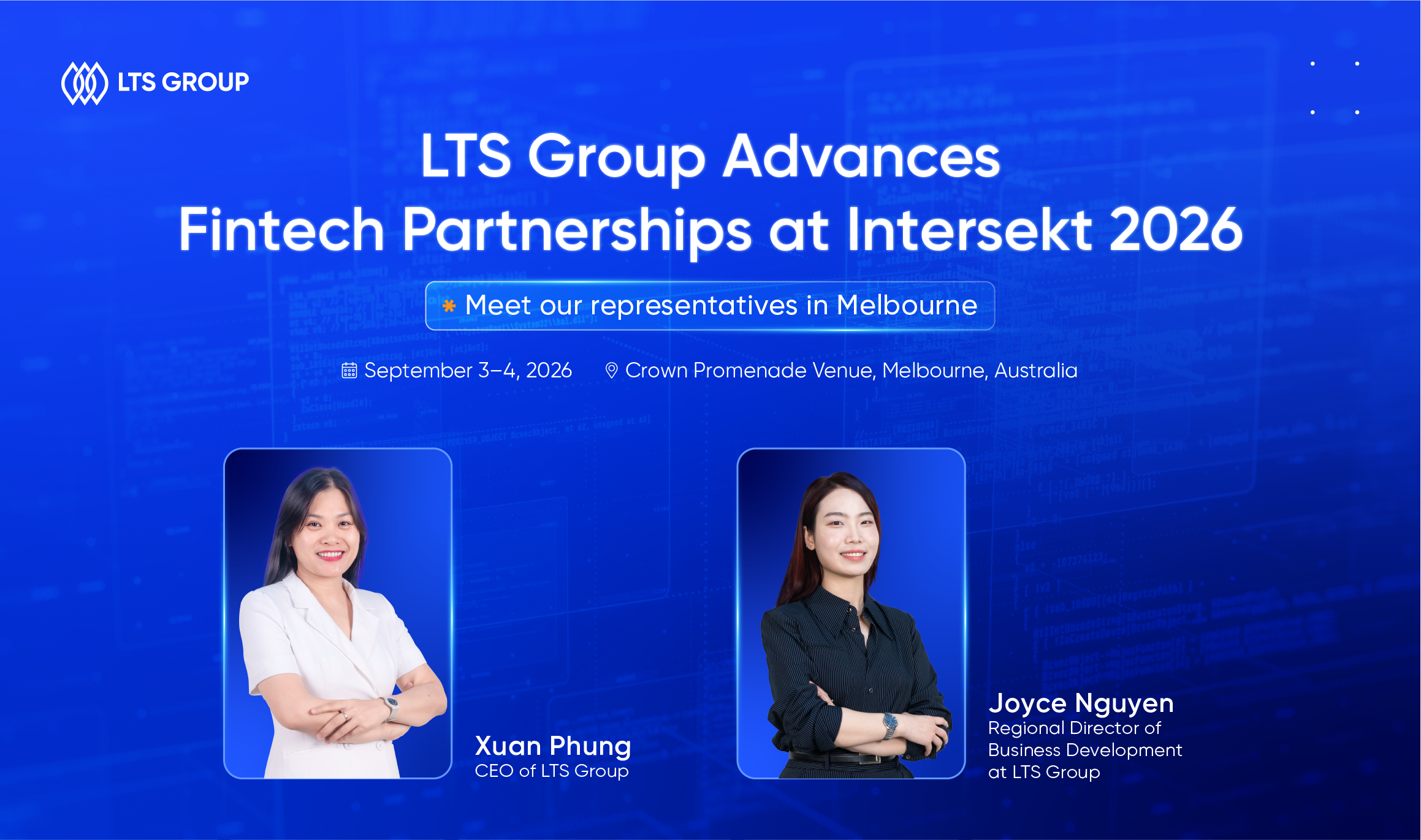 Meet LTS Group at Intersekt 2026 in Melbourne